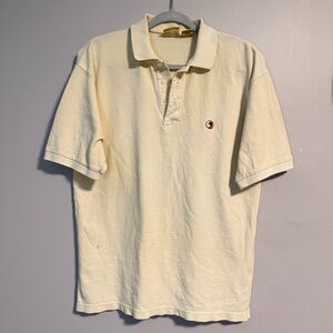 Men's Size M Yellow Duck Head short sleeve polo